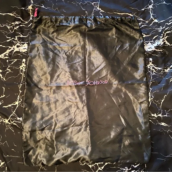 Large Betsey Johnson Drawstring Dust Storage Bag - Picture 4 of 5